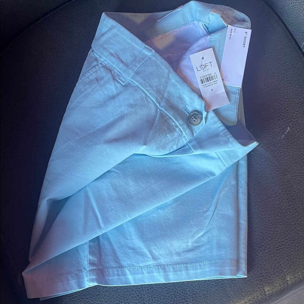 LOFT Light Blue Women's Tailored Shorts